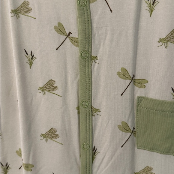 Kyte Baby Dragonfly Bamboo Sleeveless Romper- 12-18M - Picture 3 of 4